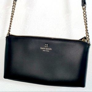 Black Kate spade crossbody purse